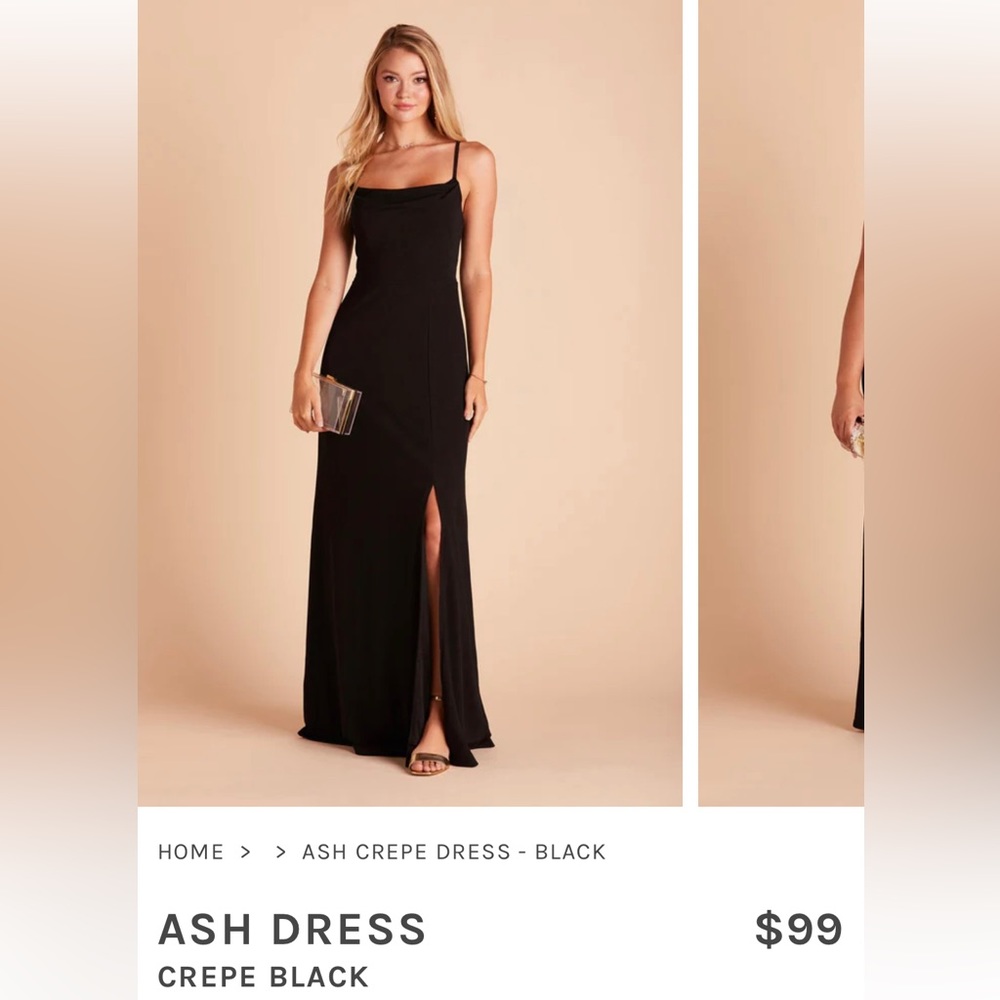 Birdy Grey Ash Bridesmaid Dress in Black
